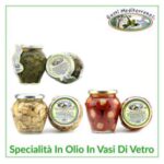 linea specialita in olio in vasi di vetro gusti mediterranei